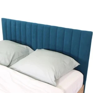 Neuve avec étiquette HOMIFAB Tête De Lit Matelassé En Velours Bleu 140 Cm 16