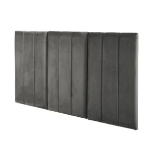 Maisons Du Monde Tête De Lit Modulable Professionnelle En Velours Gris Anthracite 70×119 magasin 10