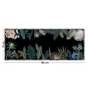 99Déco Tête De Lit Papier Peint Jungle Tropical Couleurs Noir 180cm grand choix 20