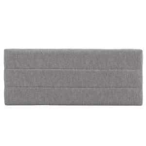 nouveau produit HOMN Tête De Lit Tapissée 140×60 Cm Couleur Gris, 8 Cm D’épaisseur 16